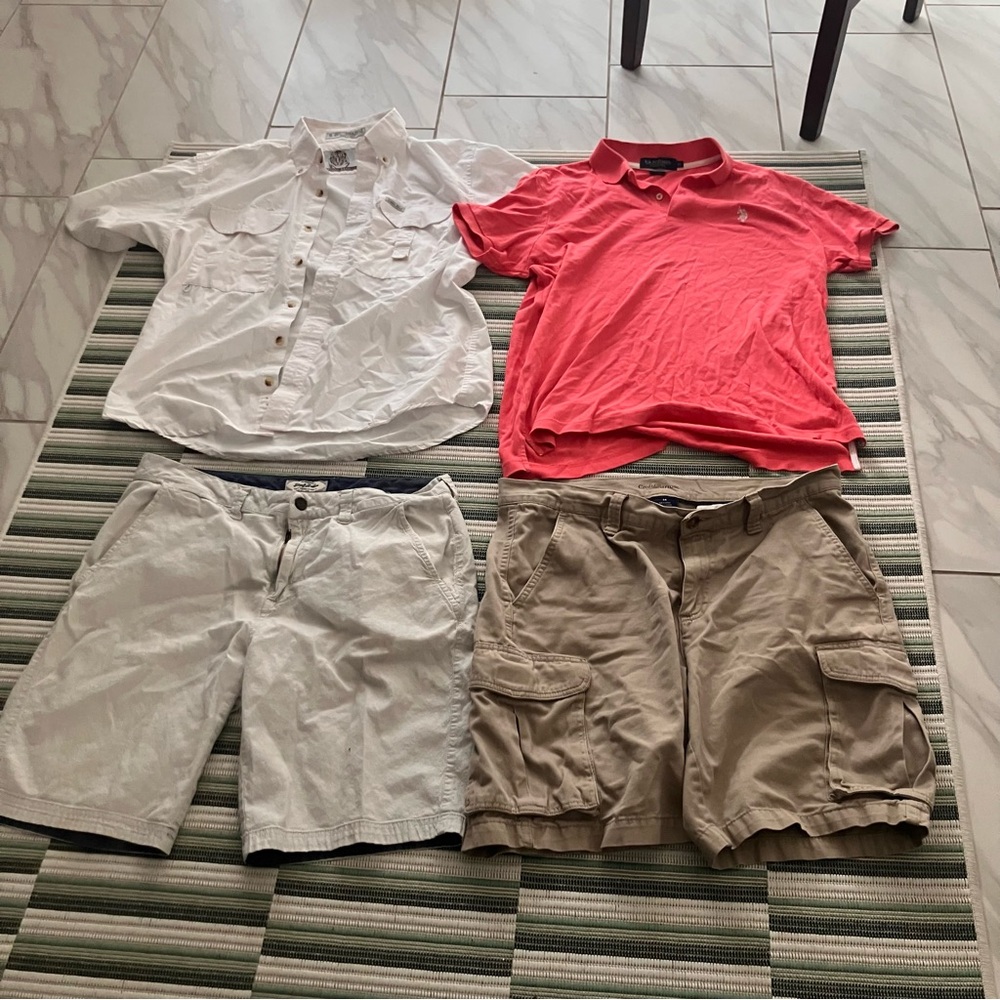 U.S. Polo Assn. Tan Cargo Shorts